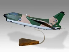 LTV A-7E Corsair II Greek Hellenic Air Force Desk Wood Airplane Model Small 1/48