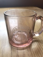 Purple Clear Vintage Starbucks Mug. Made in USA
