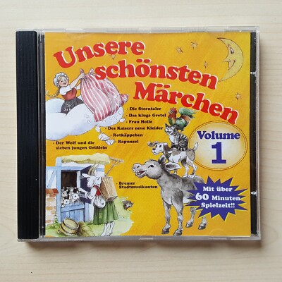 Unsere schönsten Märchen Volume 1 Hörspiel CD mit über 60 Minuten Spielzeit