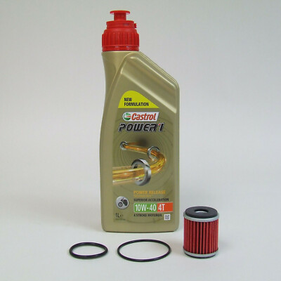 Service Kit Ölwechsel Castrol 10W-40 passend für Yamaha WR 125 YZF-R 125 MT 125