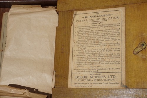 Antique Mcinnes Limited Glasgow London M'innes-dobbie engine indicators Ships 2 - Picture 11 of 14