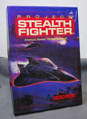 Project Stealth Fighter für C64 von MicroProse, Sehr Selten, Commodore 64 & C128