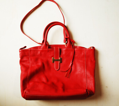 VERA PELLE MADE IN ITALY Borsa a mano shopper tracolla