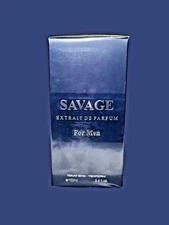 Savage For Men. Extrait De Parfum 3.4 Fl Oz Natural Spray—Men’s Cologne 