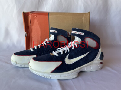 Original Nike Air Zoom Huarache 2K4 Kobe MAMBA FTB 2004 Olympics Gr 9,5 / 43 NEW