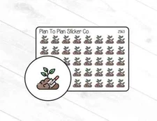 2563~~Gardening Planner Stickers.