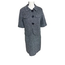 Jessica Howard Women s 10P Gray 2 PC Dress Suit EUC