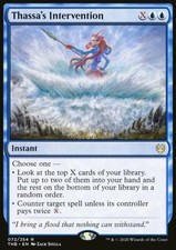 Magic the Gathering MTG Thassa's Intervention (72) Theros Beyond Death   LP