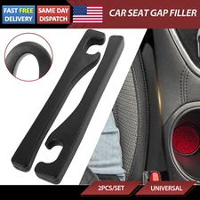 2pc Car Seat Gaps Filler Crevice Blocker Console Side Fill Strip Fit Universal 