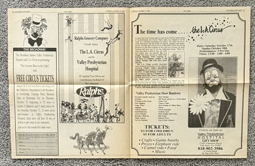 The L.A. Zirkus Pressemappe Fotos, Geschichten, Briefe etc. 1992 - Bild 8 von 13