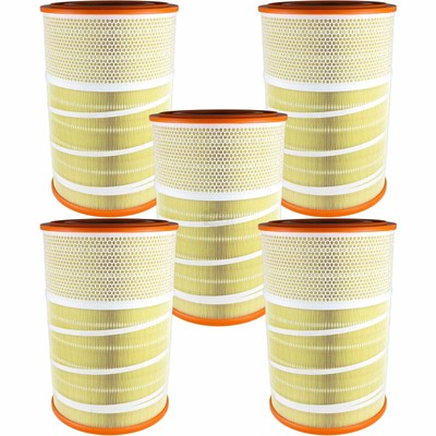 5x MAHLE / KNECHT Luftfilter LX 2068 Air Filter