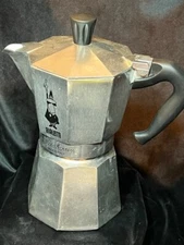 Vintage Bialetti Crusinallo Moka Express Stovetop Camping Espresso Coffee Maker