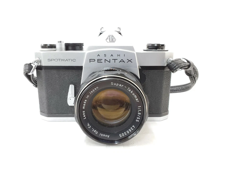 As-is】PENTAX SPOTMATIC SP w/ Super Takumar 55mm f1.8 from JAPAN