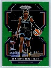 Diamond DeShields 2022 Panini Prizm WNBA Green Phoenix Mercury #45