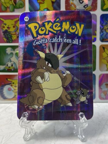 Pokemon Rare Vintage Vending Machine Holo prism sticker Nintendo 2000 Kangaskhan - Picture 3 of 7