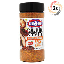 2x Shakers Kingsford Badia Cajun Style All Purpose Seasoning 5oz