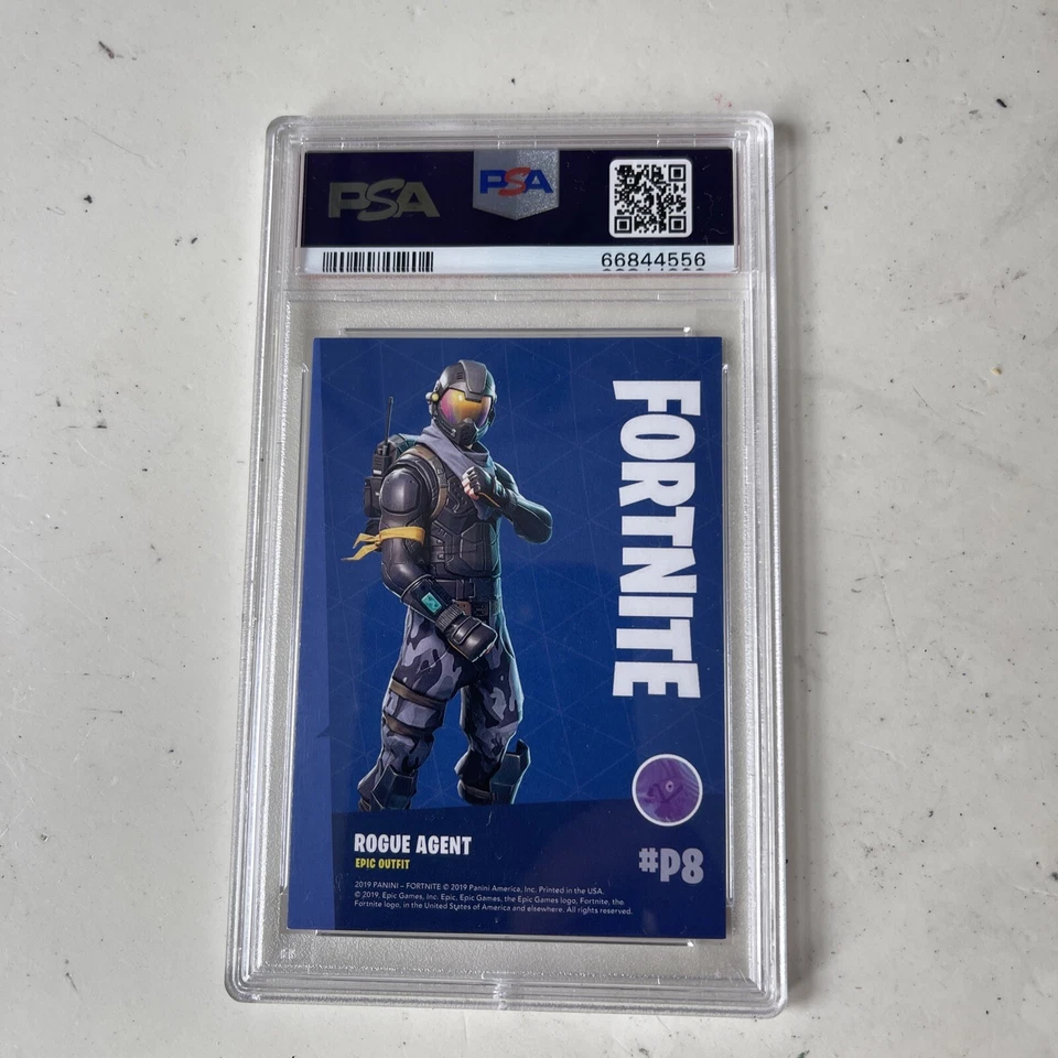 2019 Panini Fortnite Series 1 ROGUE AGENT #P8 Cracked ice Crystal Shard PROMO - Image 2 of 2