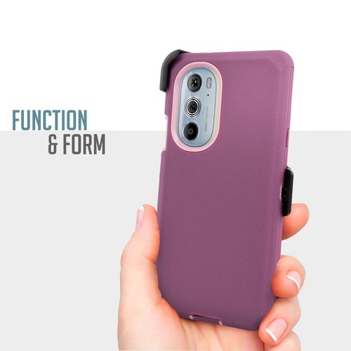 For Motorola Edge Plus 5G 2022 Series Defender Case Belt Clip Holster + Screen - Picture 23 of 49