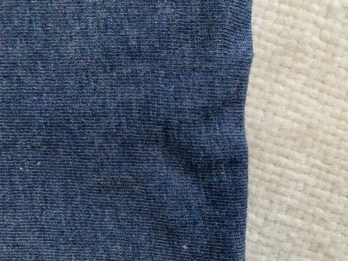 Pottery barn kids Favorite Tee Sheet set Navy Heather Twin Jersey Knit So Soft - Picture 3 of 4