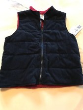 Teddi Xl Vest New Black Red Reversible Jcpenney