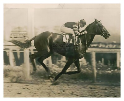 #ad #ad MAN O WAR CHAMPION RACE HORSE JOCKEY RIDING IN RACE 8X10 PHOTO $9.96