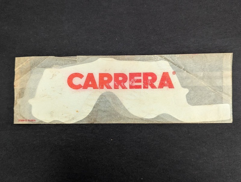 RARE CARRERA 98 Pair of NOS Tear Offs Original Sleeve / Package Made in Austria