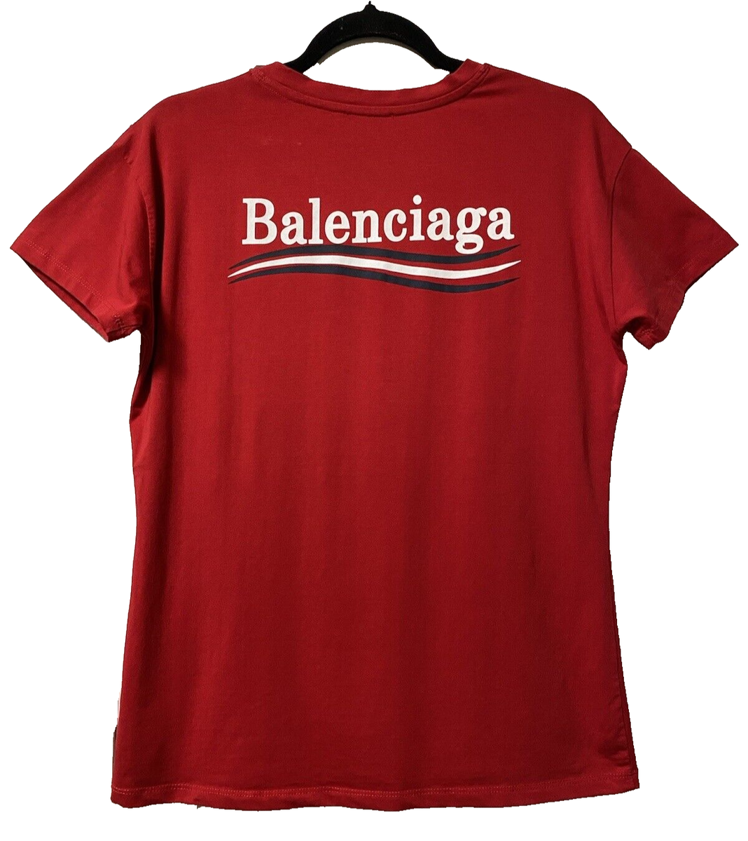 BALENCIAGA WOMENS POLITICAL CAMPAIGN T-SHIRT VINTAGE LOGO BALENCIAGA WOMENS POLITICAL CAMPAIGN T-SHIRT VINTAGE LOGO