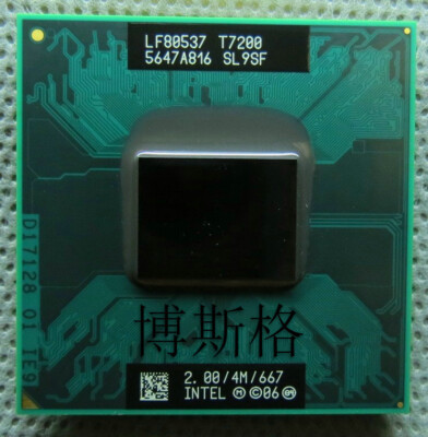 1PC T7200 Intel Core 2 Duo Mobile SL9SF 2.0GHz 4M 667MHz Socket M Processor CPU