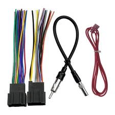 Stereo Harness & Antenna Adapter for 06-17 GM/Chevy Aftermarket Wire Plug Kit