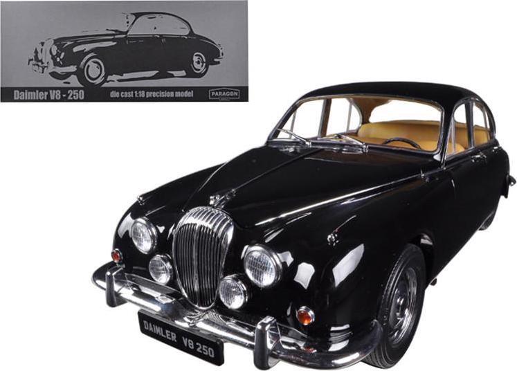 ミニカー Daimler V8-250 1:18 paragon 1/18 Paragon Jaguar MK2 Daimler V8 - 250 (Black) Diecast Car Model