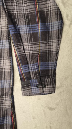 Saugatuck Dry Goods Flannel Shirt Men's VTG 90's Never Worn Lumberjack Plaid L - Picture 8 of 18