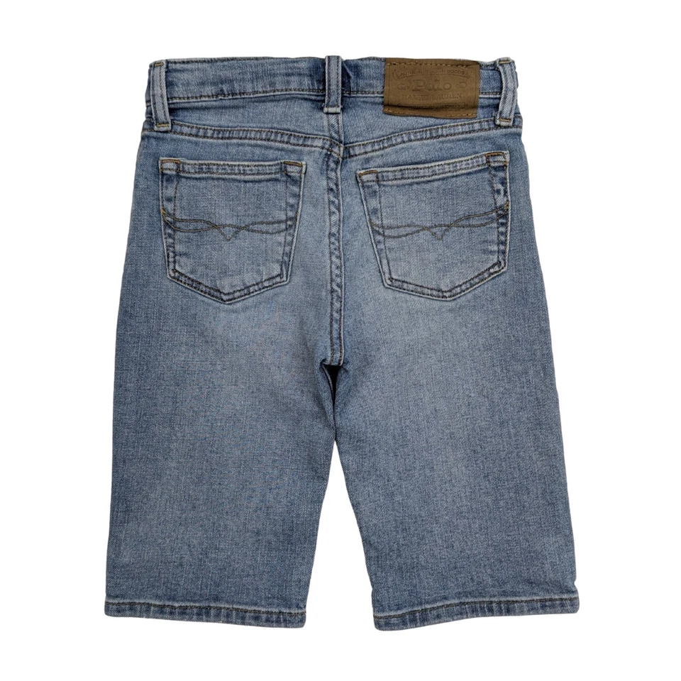 Pantalones Cortos Polo Ralph Lauren Niños Talla 7 Sullivan Slim Denim Cintura Ajustable Foto 4 de 4