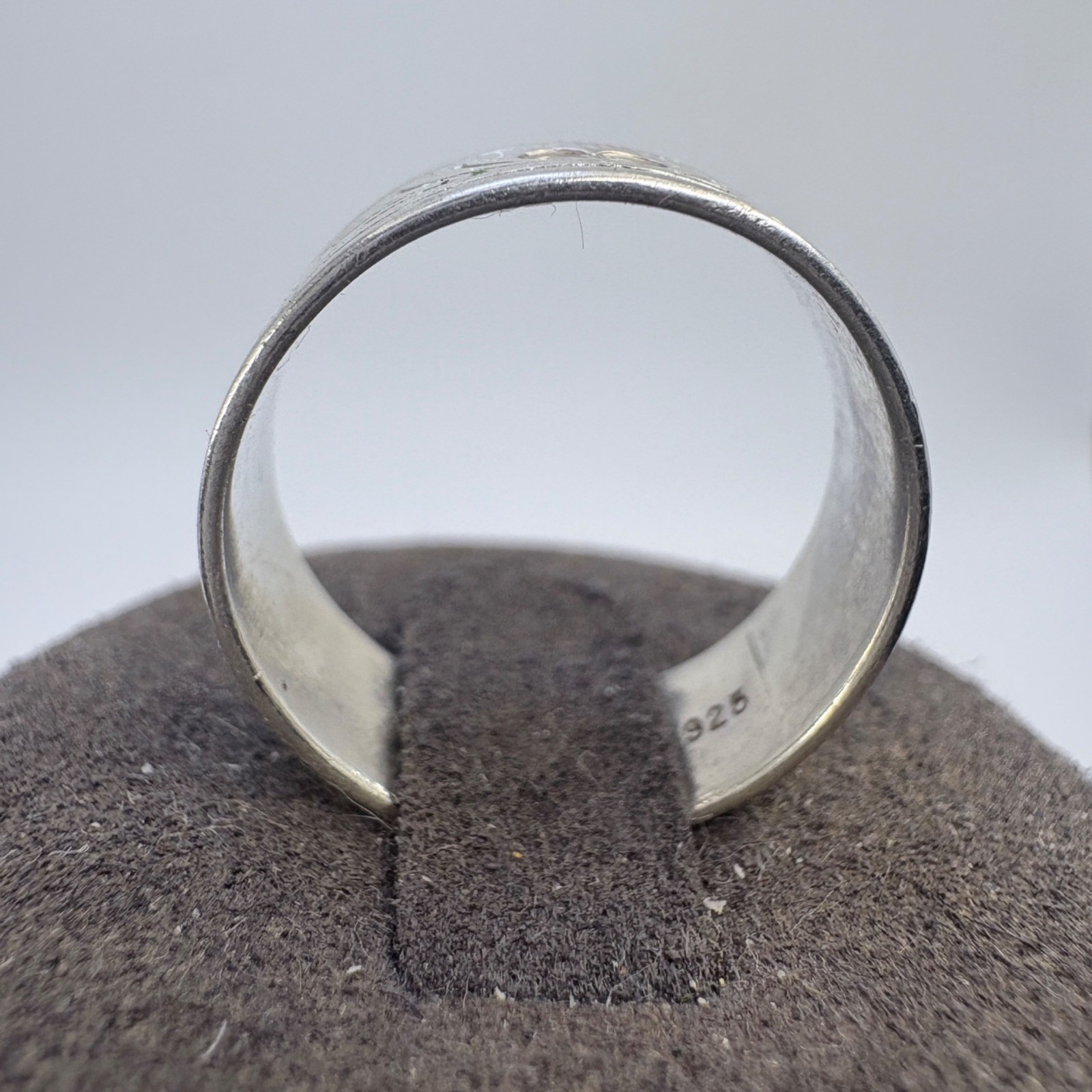 VTG Solid Sterling Silver 925 Open Back Adjustabl… - image 5