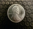 1 OZ .999 PURE SILVER LINCOLN CENT SILVER ROUND