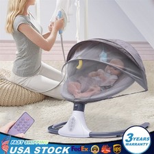 Baby Bouncer Portable Soothing Vibrating Seat Infant To Toddler Rocker