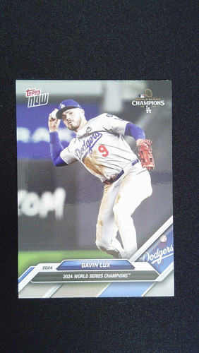 Gavin Lux #WS-12 2024 Topps Now World Series card