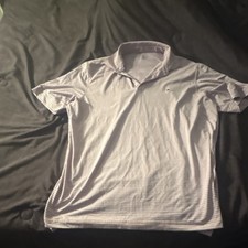 Vineyard Vines Light Purple Striped Men's Polo Shirt Short Sleeve Size M Logo