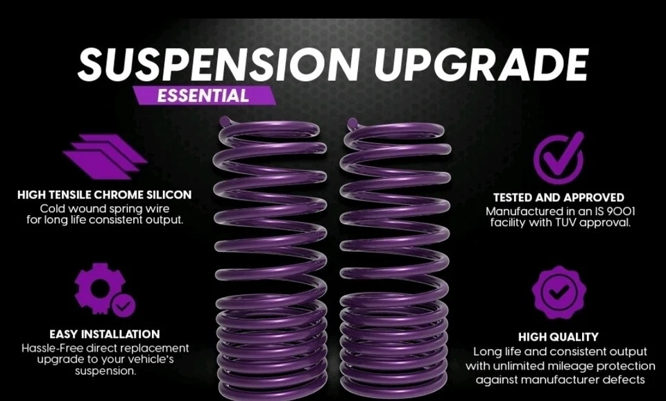 Muelles reductores D2 PRO 2,0" para Honda Civic 2016-2025 cupé sedán hatchback Foto 4 de 4