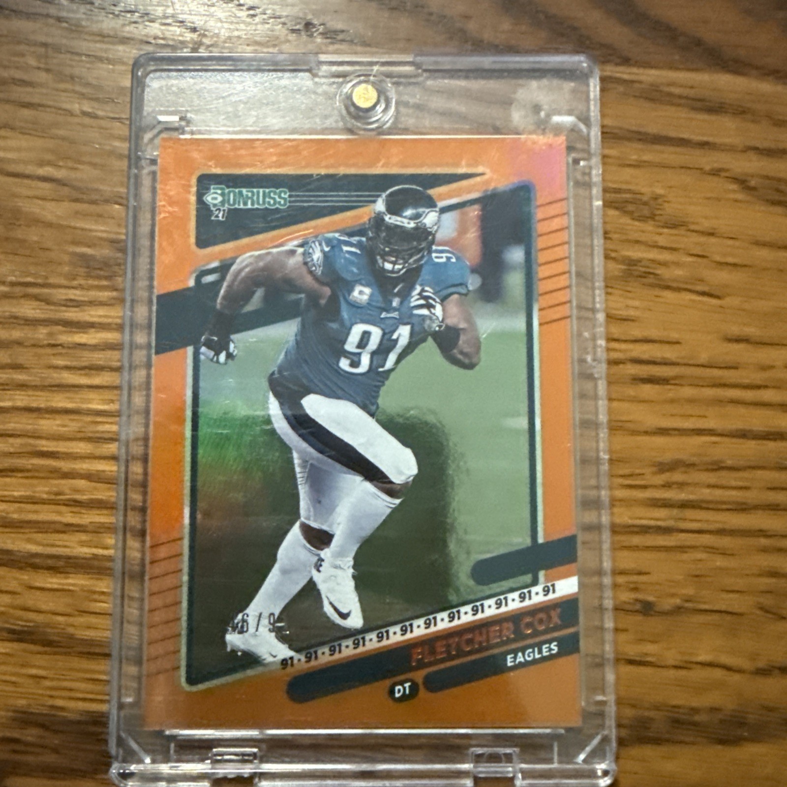 2021 Panini Donruss - Fletcher Cox #115 Jersey Number 46/91
