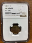 1910 S Lincoln Cent AU Details Cleaned NGC Nice Color