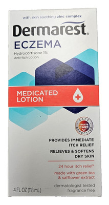 DERMAREST ECZEMA Medicated Lotion 4oz w/ Zinc Complex ^^