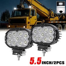 2pcs Oval Led Work Lights Headights Fit For John Deere Kubota Case Ih Ag-chem