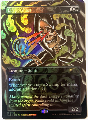 MTG Crypt Ghast (Rainbow Foil) Secret Lair Inked 169 NM