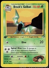 Brock's Golbat 39/132 Uncommon Gym Heroes Pokemon 1st Edition Lightly Played on eBay