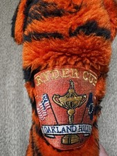 Auténtico Tiger Woods Personal 2004 Oakland Hills Ryder Cup Tigger cubierta de 3 madera