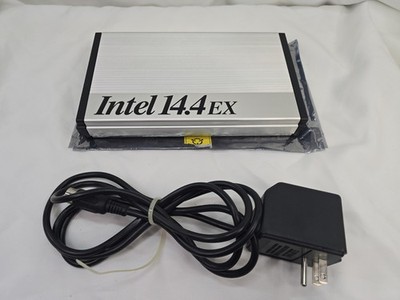 Rare Vintage Retro Modem Intel 14.4EX External Faxmodem SEE DETAILS PCEM72144F