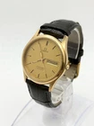 OMEGA Seamaster Quartz Gold Dial Day-Date Men's Watch Vintage Not Working