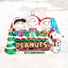 Kurt S. Adler Polonaise By Komozja Peanuts 50th Anniversary Christmas Ornament