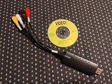 Adapter capture card of easycap USB 2.0 audio video VHS to DVD PC HDD converter