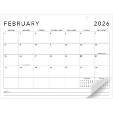 Aesthetic 2026 Desk Calendar Large Minimalist Desktop Wall Planner Jan 2026 Jul